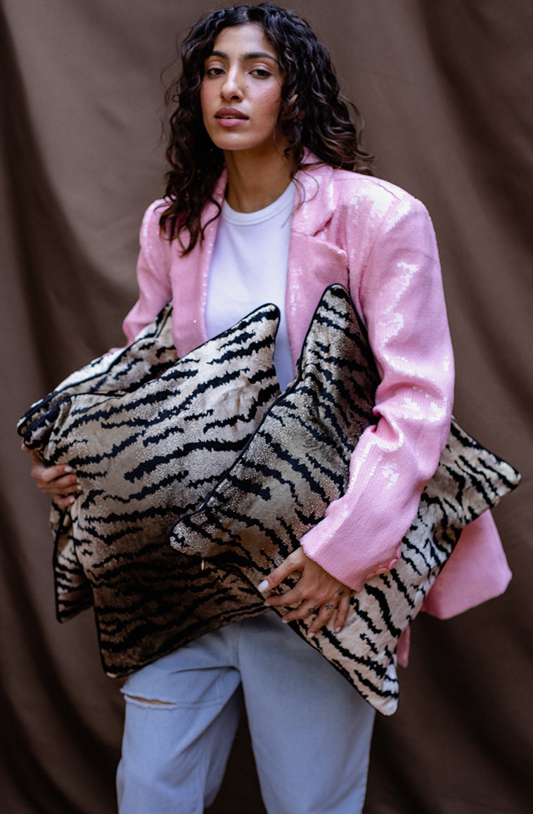 Tiger Print caushion