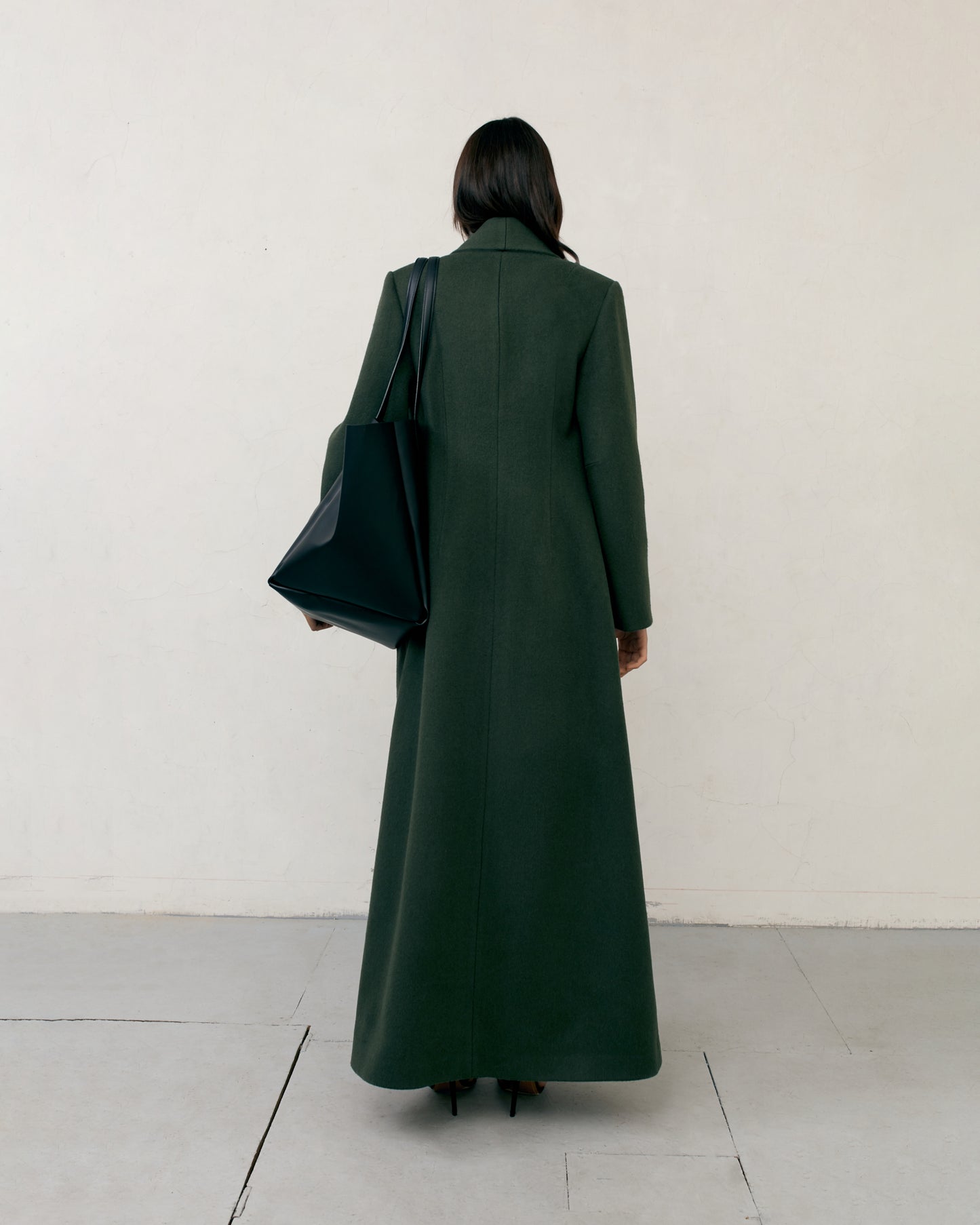 LOLITA WOOLEN GREEN COAT