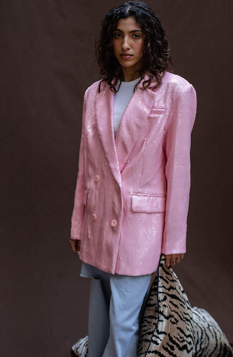 Sequin oversized Blazer