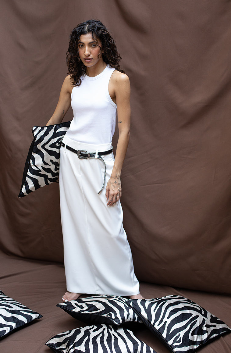 White long skirt