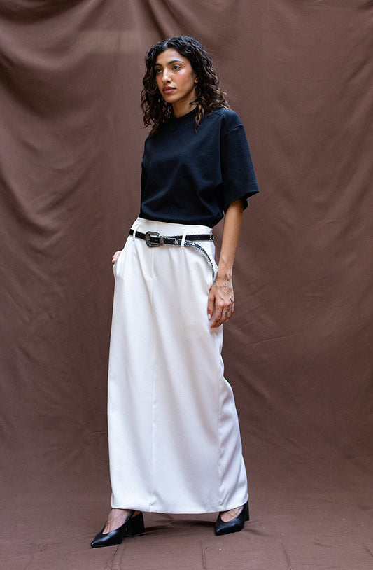 White long skirt