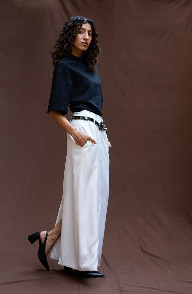 White long skirt