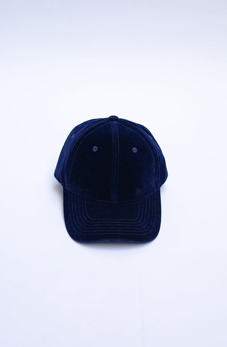 Velvet baseball cap