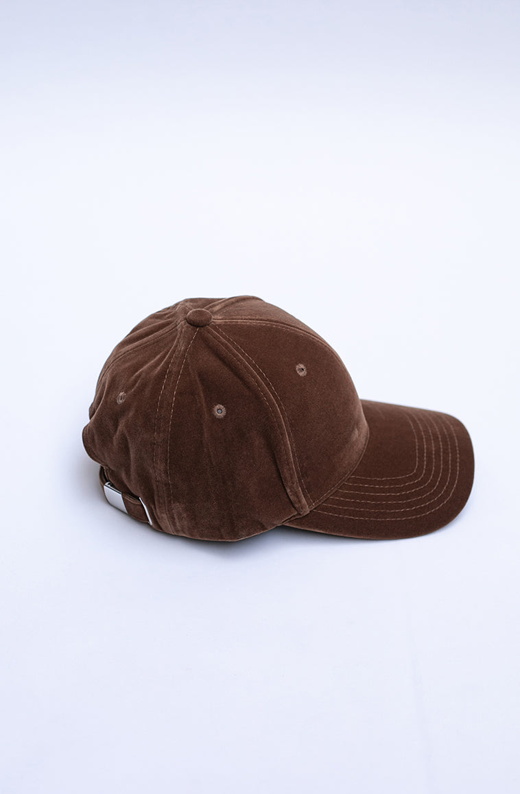 Velvet baseball cap