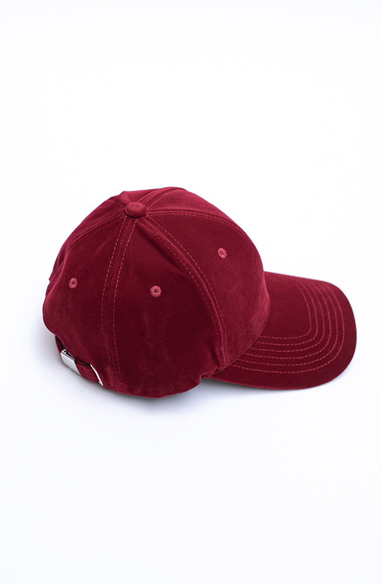 Velvet baseball cap